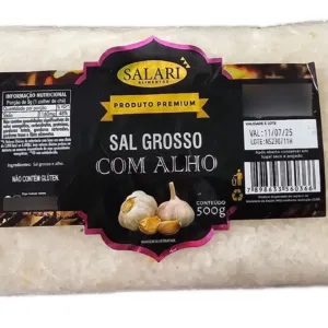 Sal Grosso Especial - Com Alho - Caixa 12 Un.