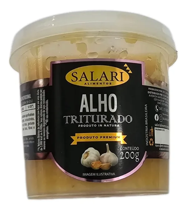 Tempero Alho Triturado - Caixa 12 Un.