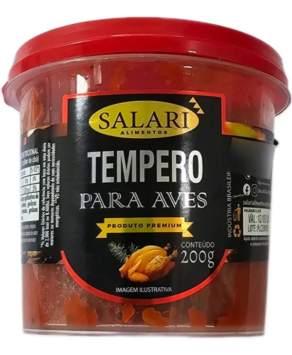 Tempero Para Aves - Caixa 12 Un.